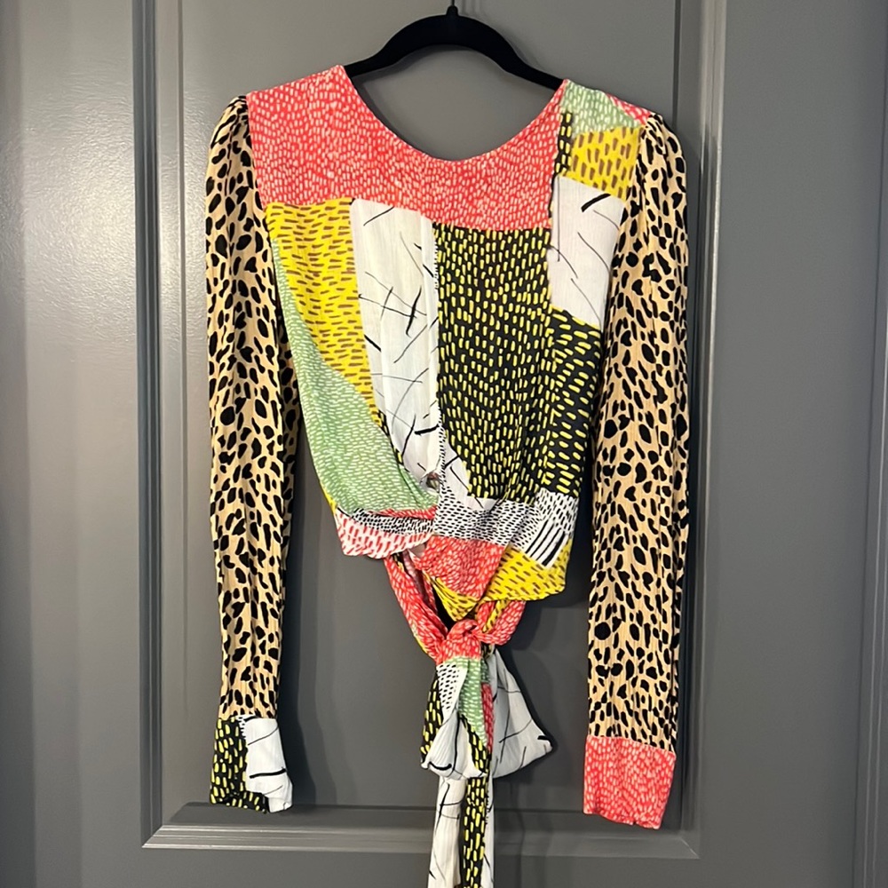 Anthropologie wrap shirt